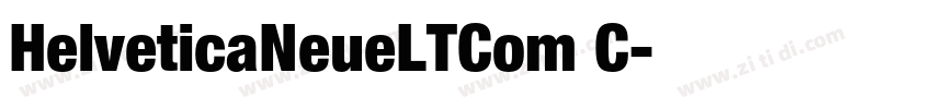 HelveticaNeueLTCom C字体转换